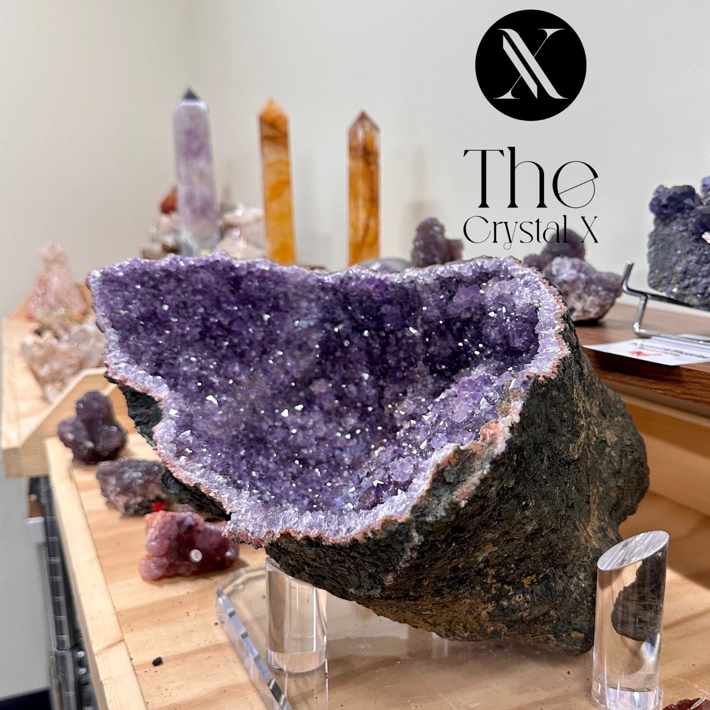 Raw Amethyst Quartz Crystal Treasure Bowl Geode From Morocco