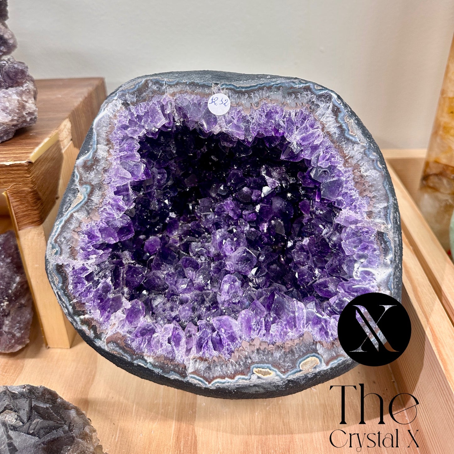 High Quality Brazil Amethyst Cave Treasure Bowl Money Bag