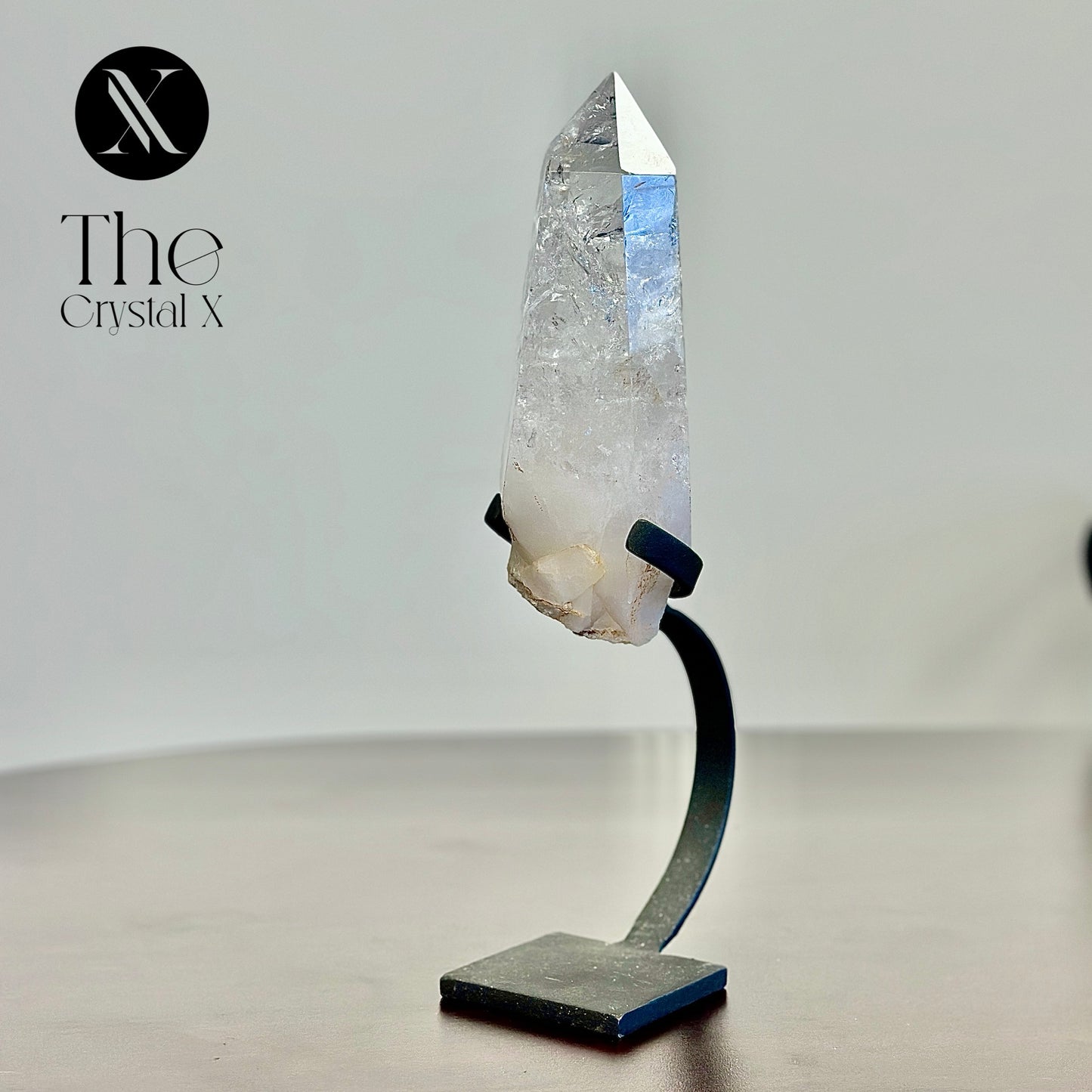 Brazilian Genuine Polished Clear Quartz Crystal Point Tower (4 Lbs)