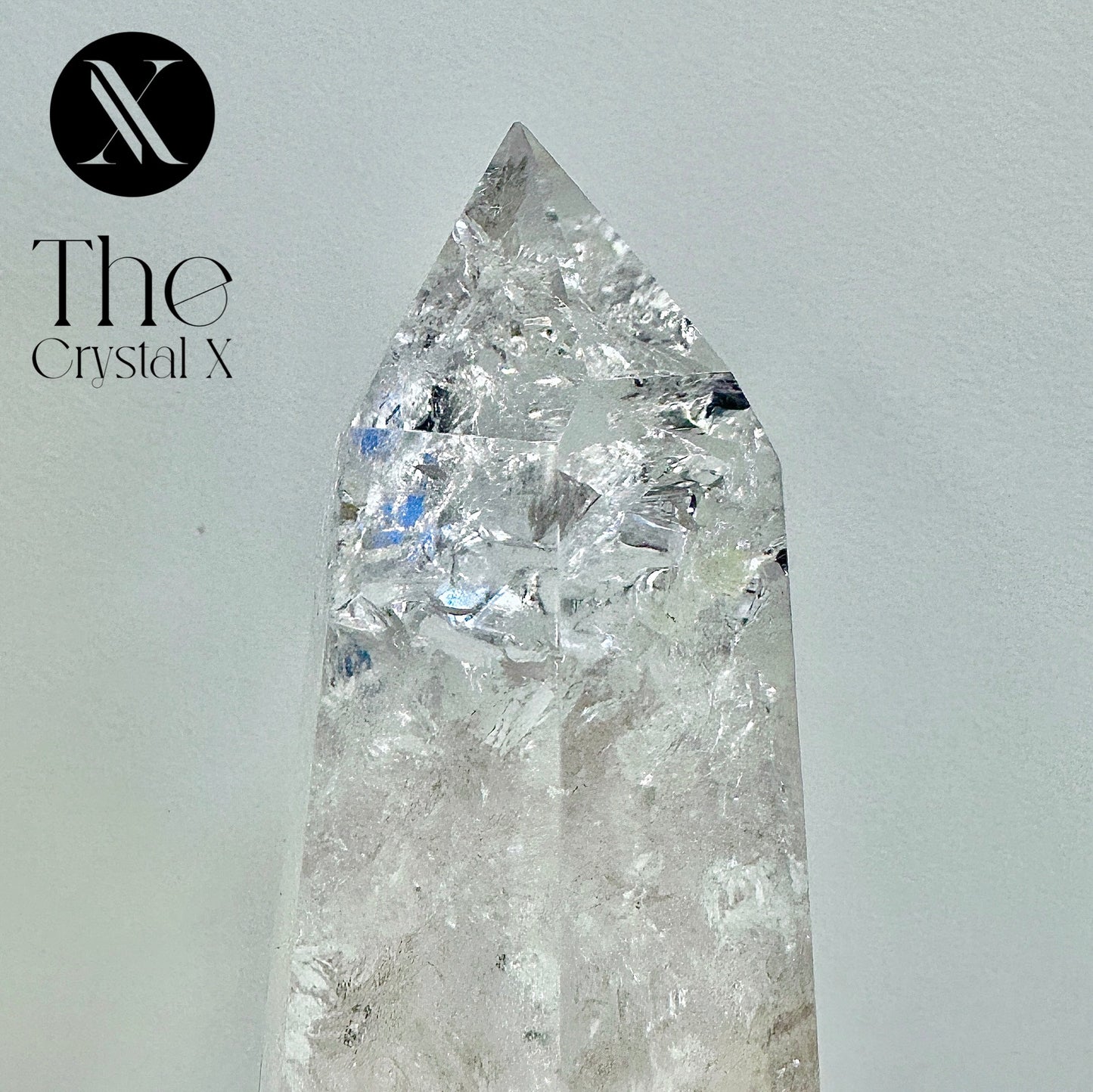 Brazilian Genuine Polished Clear Quartz Crystal Point Tower (4 Lbs)